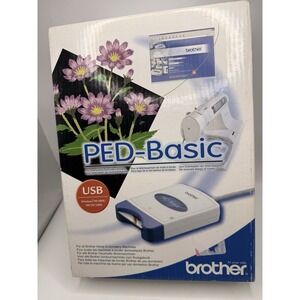 BROTHER PED-Basic Card Writer Box CD Ver.1.0 Embroidery FOR Windows. NO MEMORY
